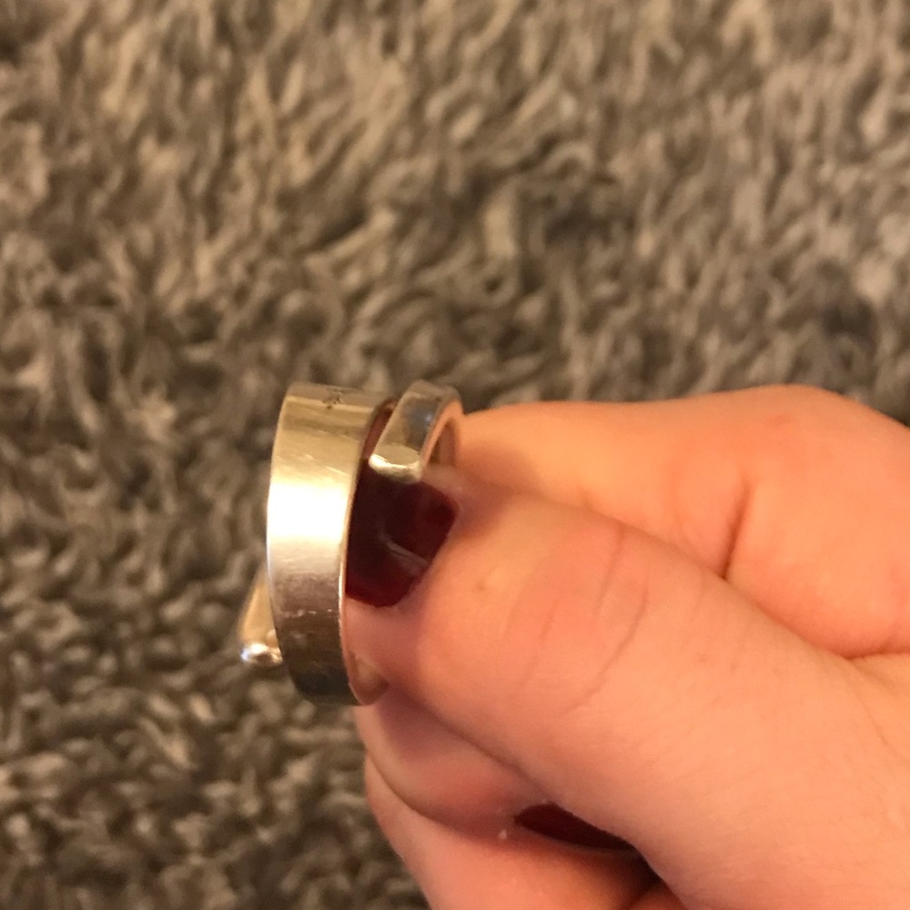 Vintage Handmade Spoon Ring Size 8 - Picture 3 of 7